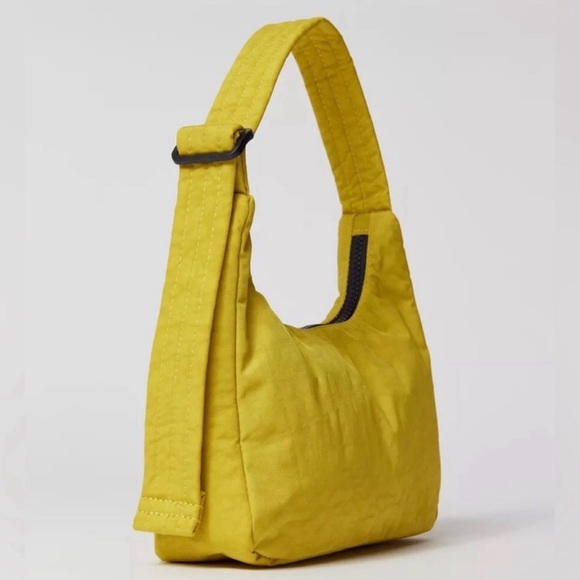 BAGGU Handbags - BAGGU Mini Nylon Shoulder Bag in SOUR
